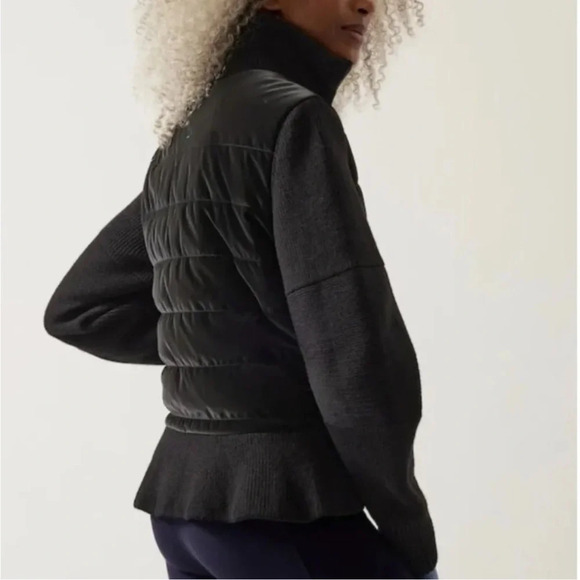 ATHLETA Hanover Hybrid Black Puffer Jacket Size XXS Full‎ Zip - Picture 2 of 8